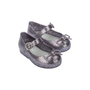 Mini Melissa Sweet Love Baby Ballerina Flat, Grey
